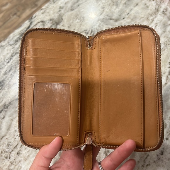 Coach Leather Wallet Wristlet - Picture 6 of 7